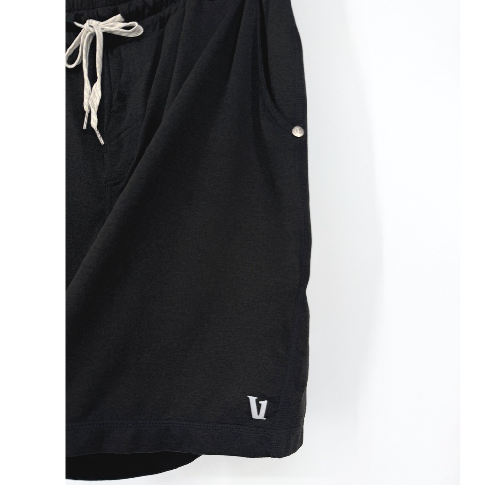 Vuori Black Heather Ponto Performance Shorts 7" Size XL DreamKnit V344 - Picture 3 of 10